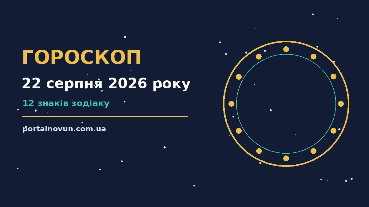 Зоряне небо над містом увечері 22 серпня, символічний гороскоп на суботу