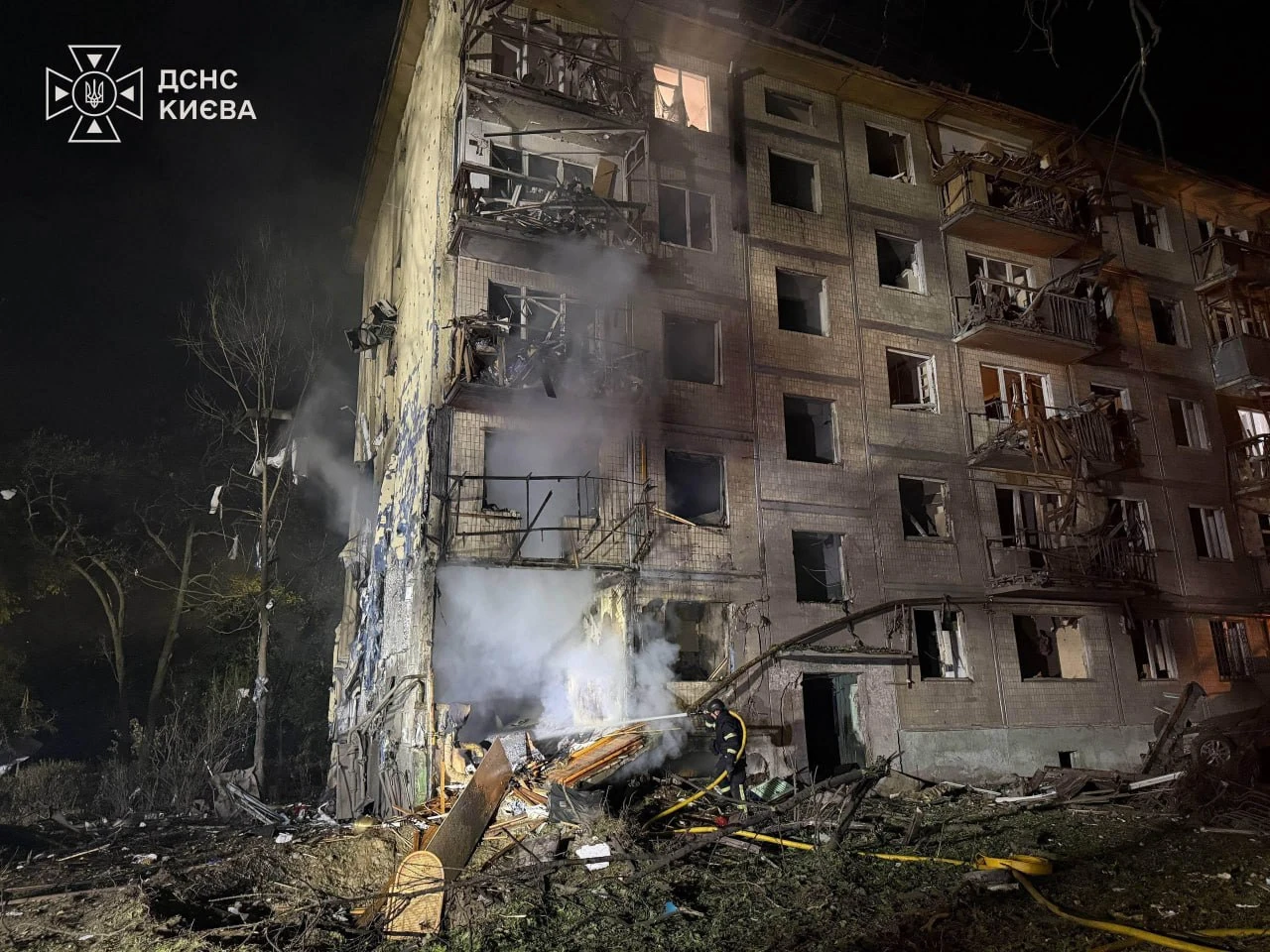 Балістика по Києву в ніч на 1 серпня: послідовність атаки та наслідки у п’яти районах