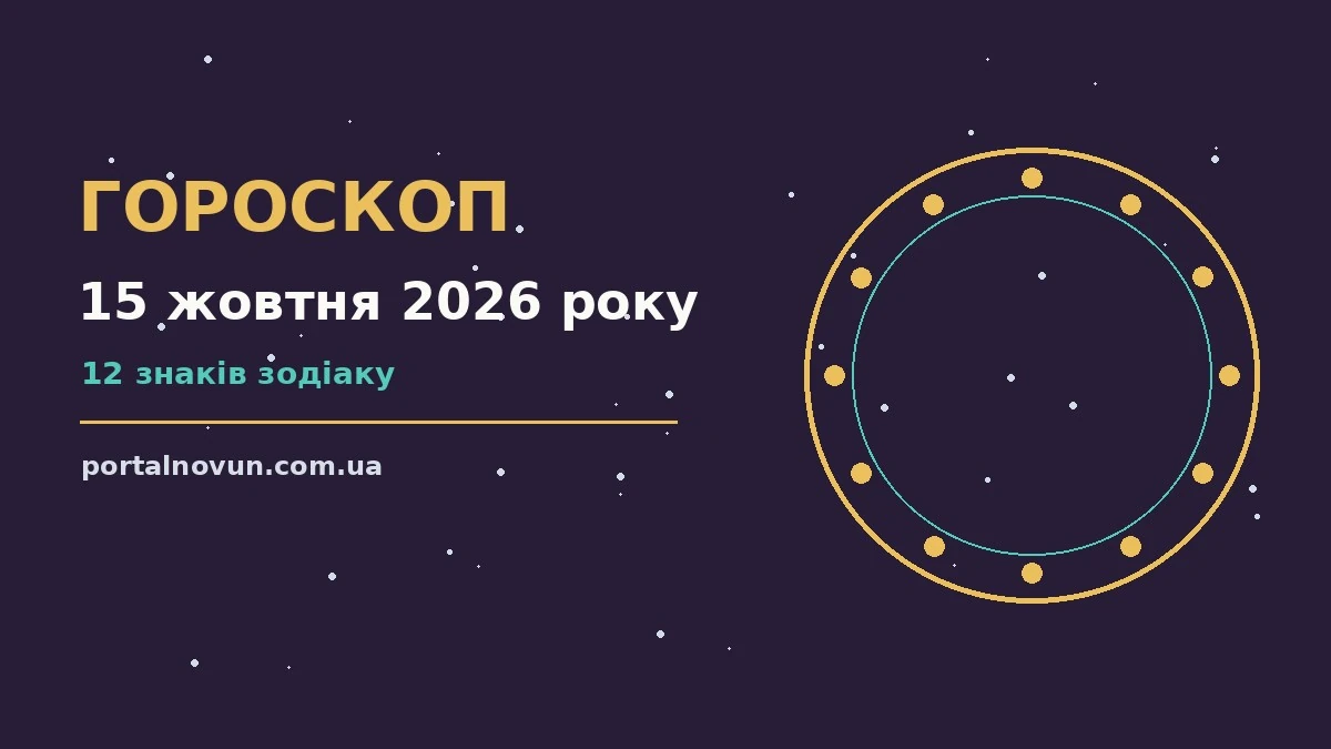 Гороскоп на 15 жовтня 2026 року: детальний прогноз дня для грошей і кохання