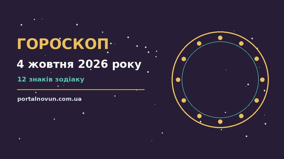 Гороскоп на 4 жовтня 2026 року: детальний прогноз дня для грошей і кохання