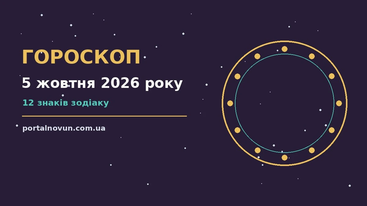 Гороскоп на 5 жовтня 2026 року: детальний прогноз дня для грошей і кохання