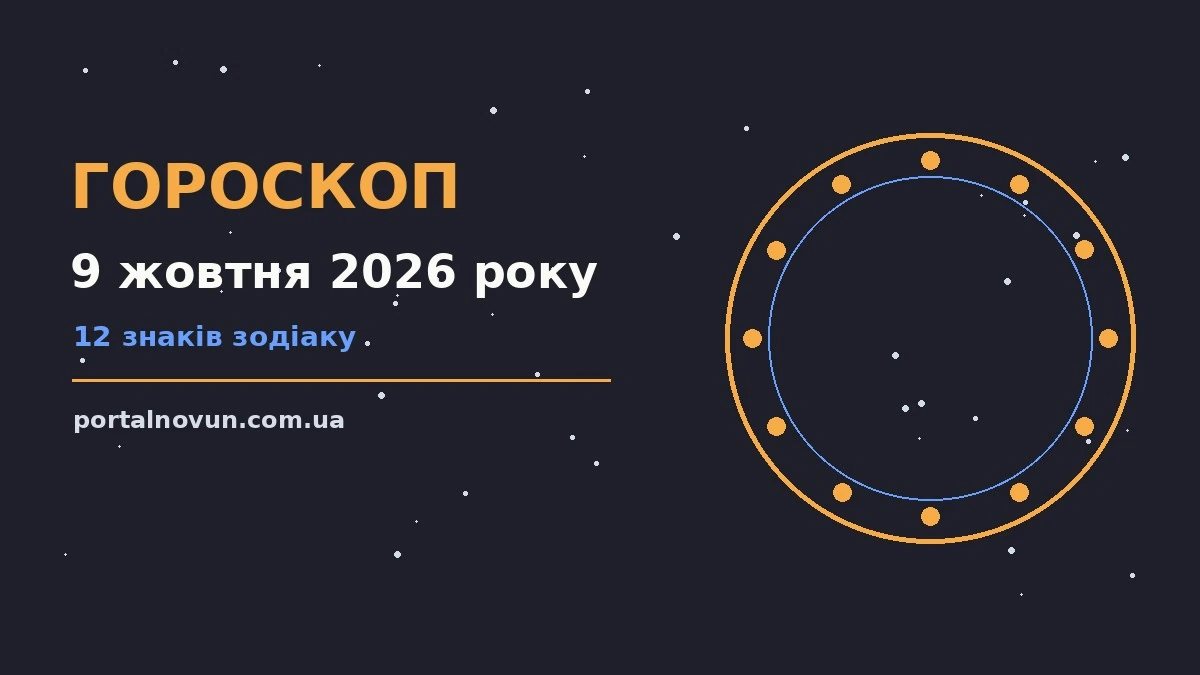 Гороскоп на 9 жовтня 2026 року: детальний прогноз дня для грошей і кохання
